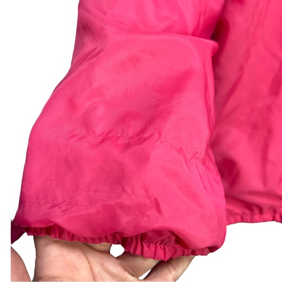 Vintage 70's/80's Pink SEARS Nylon Snap Button Windbreaker Size XL - Picture 15 of 15